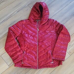 Calvin Klein Red Lightweight Packable Jacket